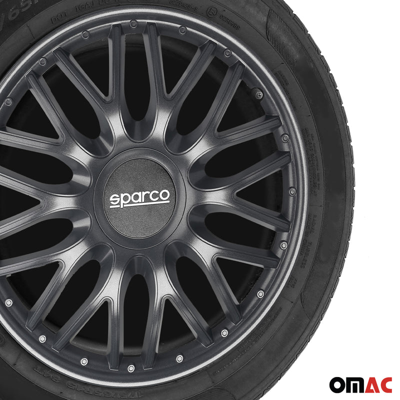 Coprimozzi Sparco 16 pollici Roma Grey 4 pezzi
