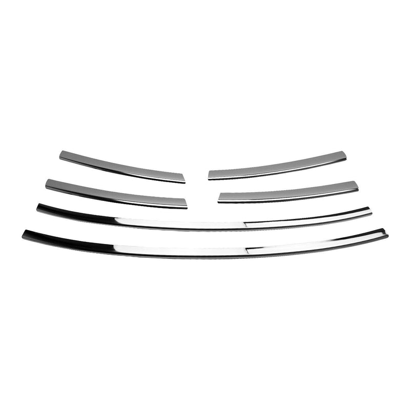 Kühlergrill Leisten Grillleisten für VW Jetta 2010-2014 Edelstahl Silber 6tlg