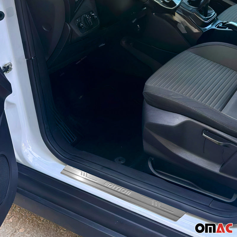 Einstiegsleisten Türschweller Edition für Ford Focus Edelstahl Silber 4tlg