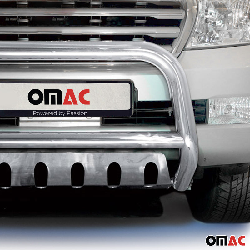 Barra di protezione anteriore per Toyota Land Cruiser V8 2007-12 ABE Silver 