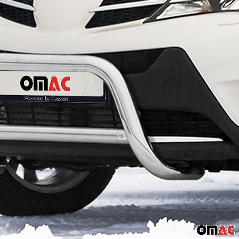 Barra di protezione anteriore per Toyota RAV4 2013-2015 in acciaio ABE argento