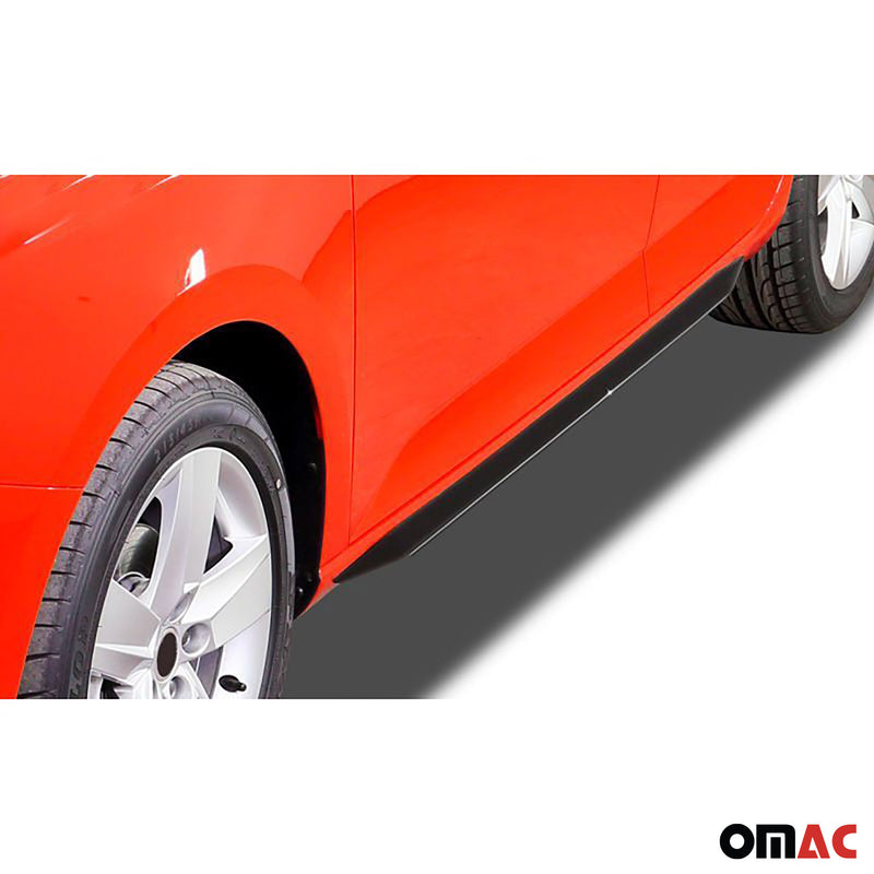 Minigonne laterali RDX per Seat Leon Toledo 1999-2004 ABS nero lucido