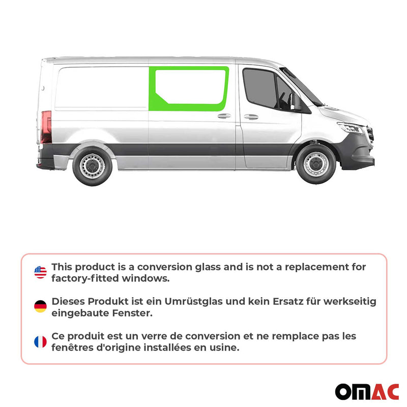 Finestrino laterale per VW Crafter 2006-2017 Vetro di sicurezza anteriore destro L2 L3 L4