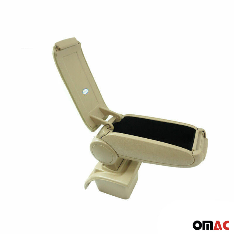 Mittelarmlehne Armlehne Mittelkonsole für Ford Focus 2004-2010 PU-Leder Beige