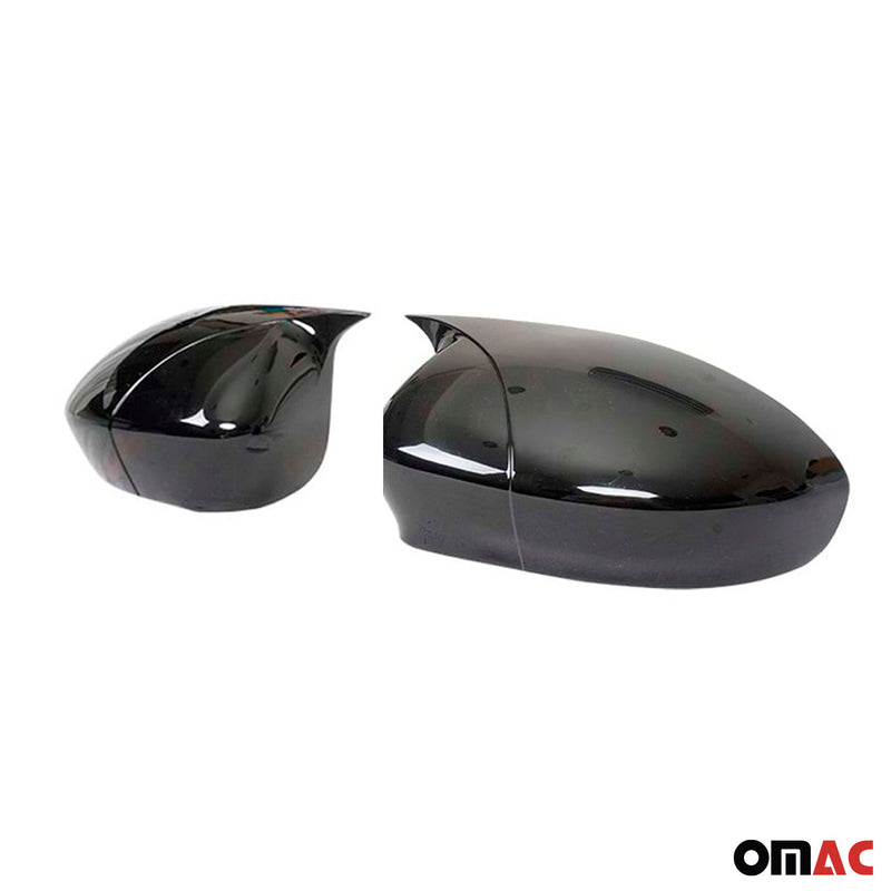 Calotte specchietti retrovisori per Fiat Punto 2012-2018 ABS nero lucido 2 pezzi