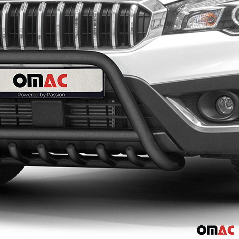 Barra di protezione anteriore in acciaio inox per Suzuki SX4 S-Cross 2016-2022 con ABE Nero 