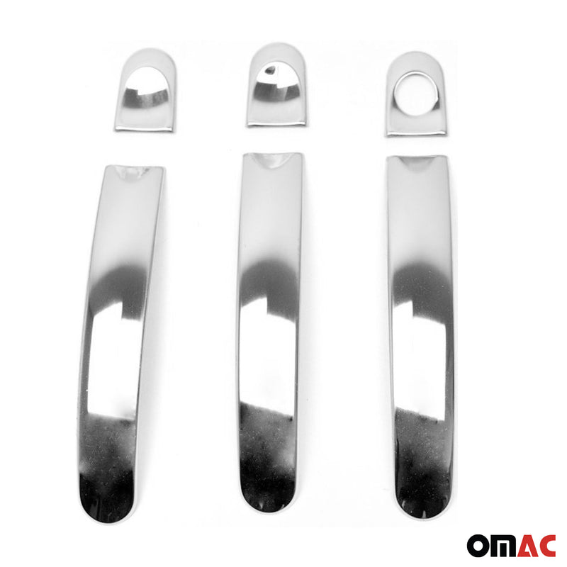 Copri maniglia porta, copri maniglia porta per VW T5 T6 2003-2021 3 porte in acciaio inox argento 6 pezzi 