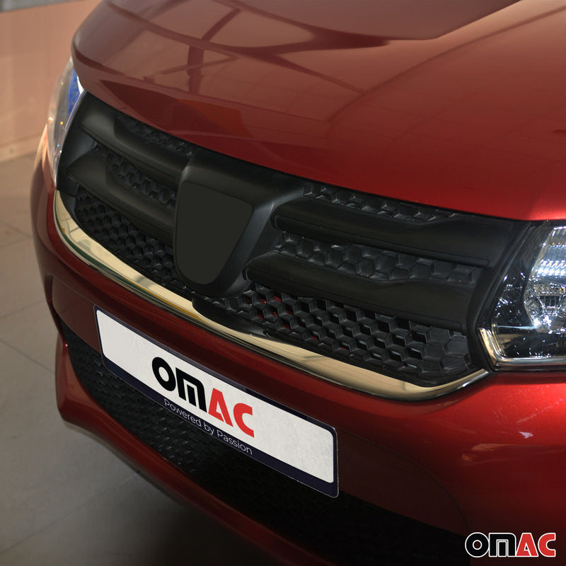 Strisce griglia per Dacia Sandero 2012-2017 inferiori cromate argento
