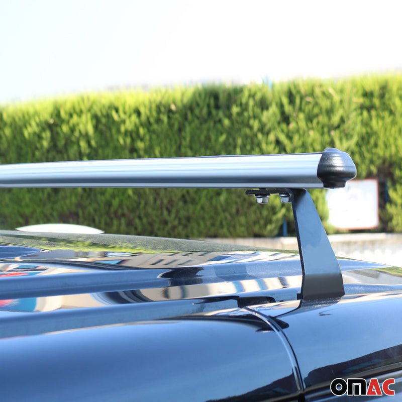 Portapacchi da tetto con barre portatutto per Honda CR-V 2012-2016, alluminio argento, 2 pezzi.