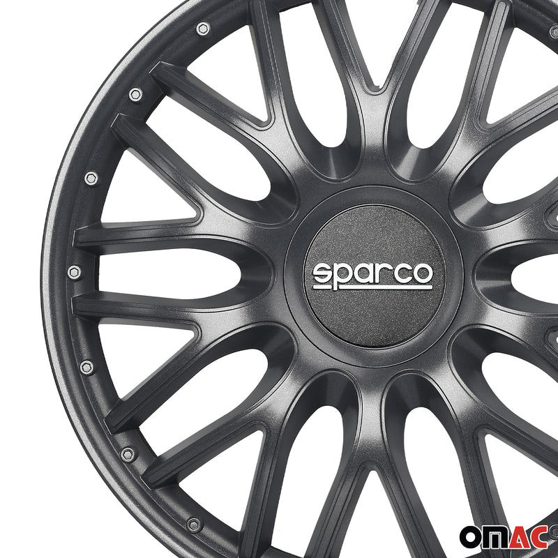 Coprimozzi Sparco 16 pollici Roma Grey 4 pezzi