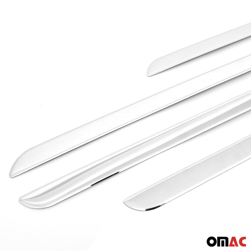 Striscia laterale per porta per Volkswagen Transporter T7 2024-2025 in acciaio inox 5x