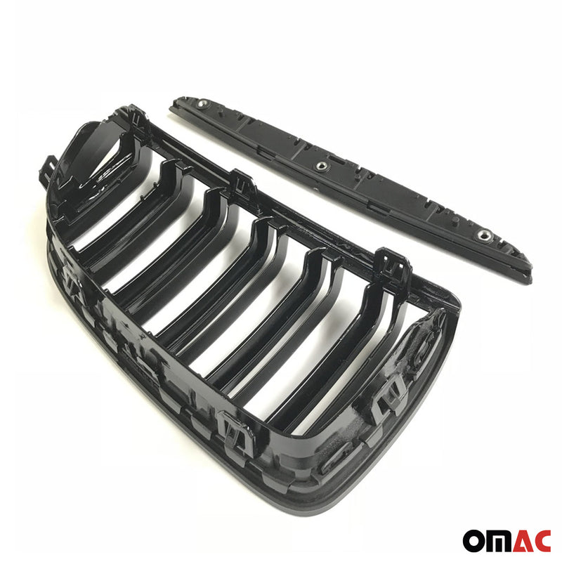 Griglia a doppio rene M4, nera lucida, per BMW Serie 3 E90 Limousine 2004-2008