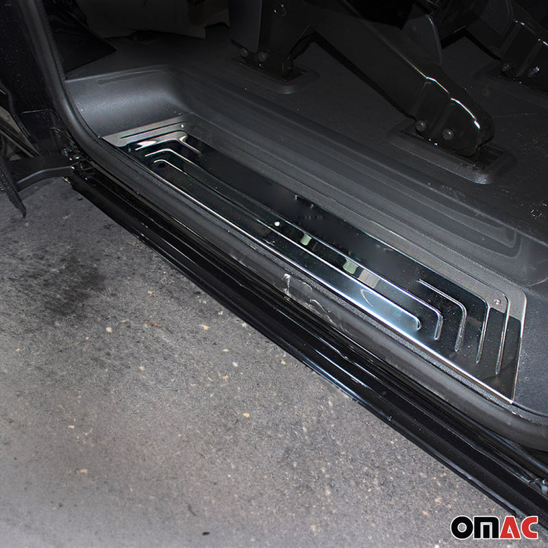 Protezione soglia di carico per VW T5 2003-2015 cromata spazzolata, set da 4