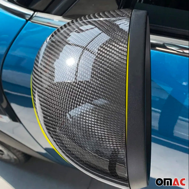 Calotte degli specchietti retrovisori per Mini Cooper F56 2014-2025 RHD in fibra di carbonio