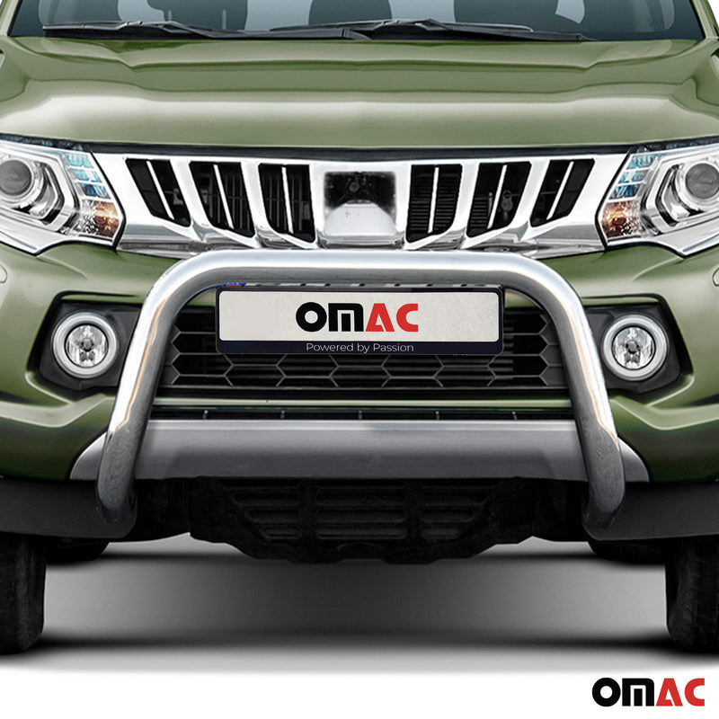 Protezione anteriore per Mitsubishi L200 2015-2022 con ABE Silver 