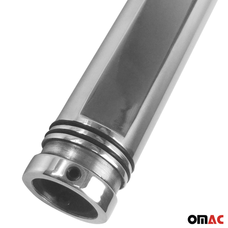 Leva freno a mano per Peugeot 207 1007 Citroen C2 C3 C4 alluminio argento