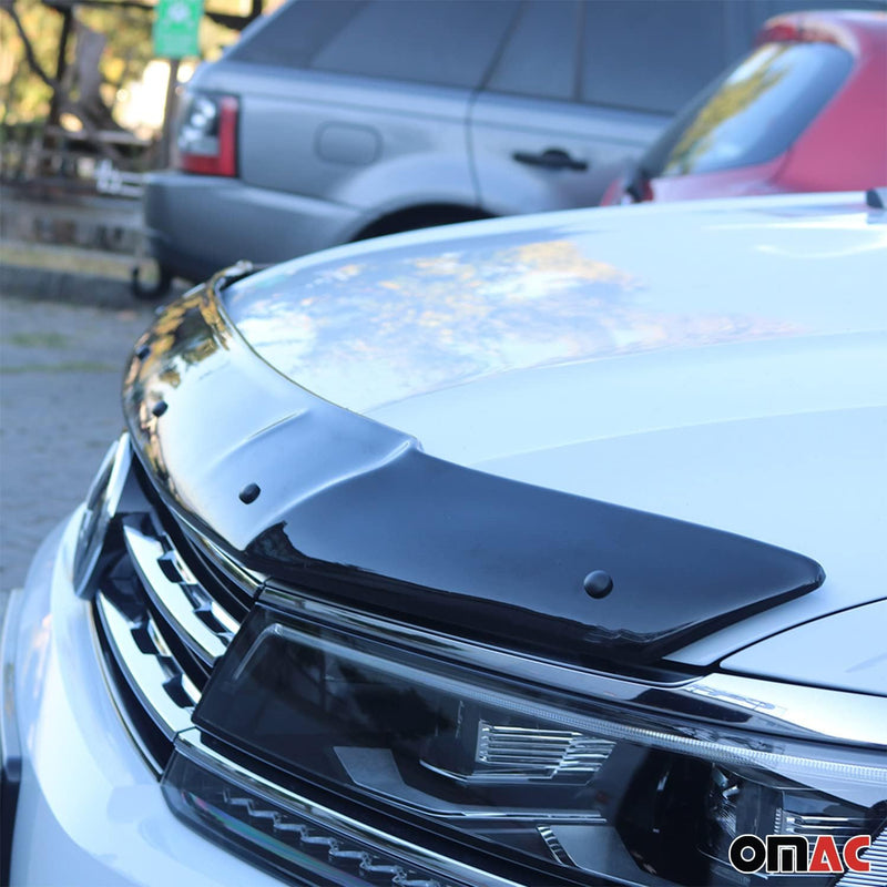 Deflettore cofano protezione insetti e pietre per VW Tiguan 2016-2020 scuro