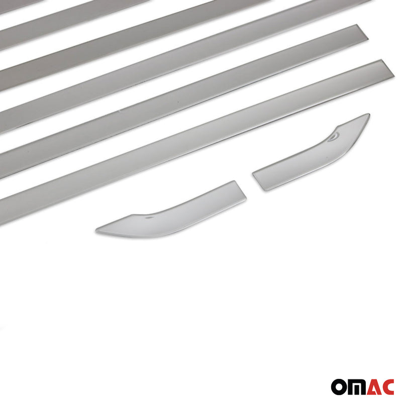 Listelli decorativi per finestrini MAN TGE 2017-2021 in acciaio inox cromato 8 pezzi 