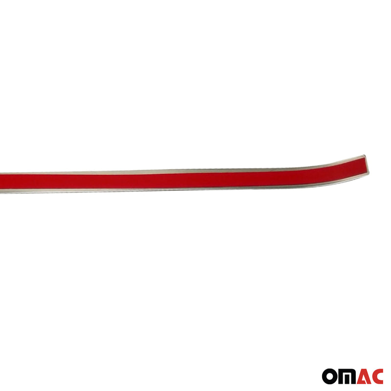 Striscia di protezione per porta laterale per Peugeot Partner Tepee 2008-2018 in acciaio inox 2x