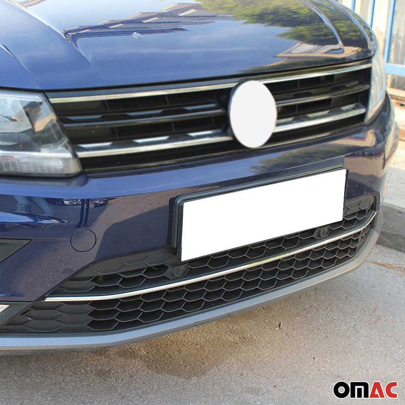 Strisce griglia per VW Tiguan / Allspace 2016-2025 Cromate Silver