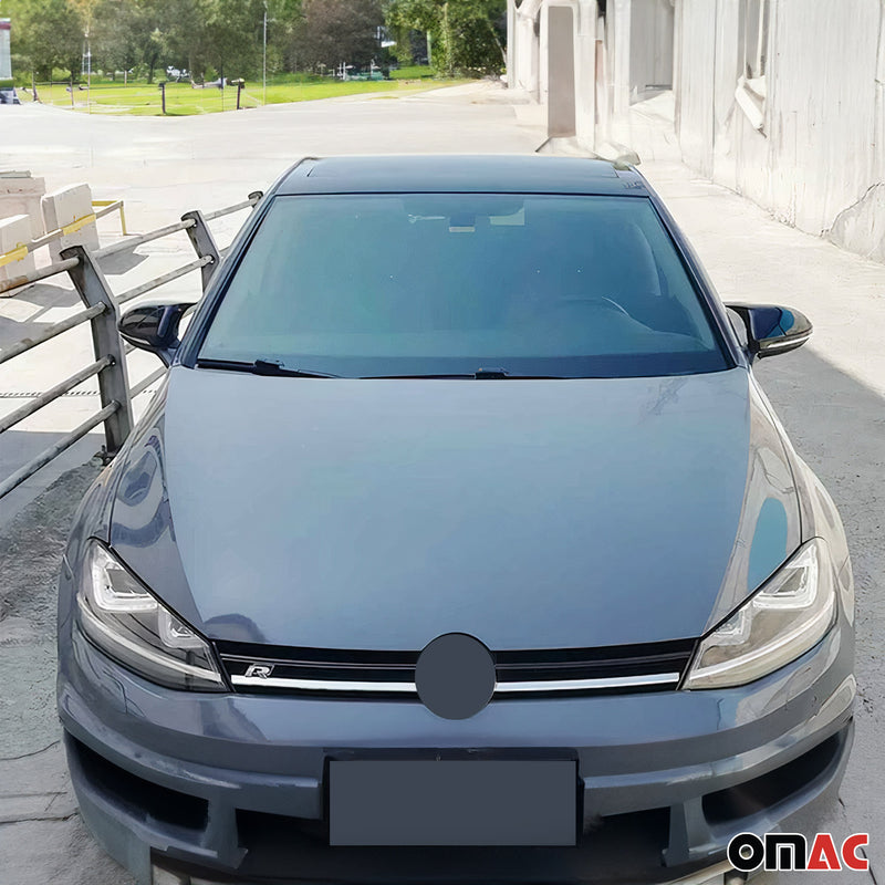 Calotte specchietti retrovisori per VW Golf 2012-2019 ABS nero lucido 2 pezzi