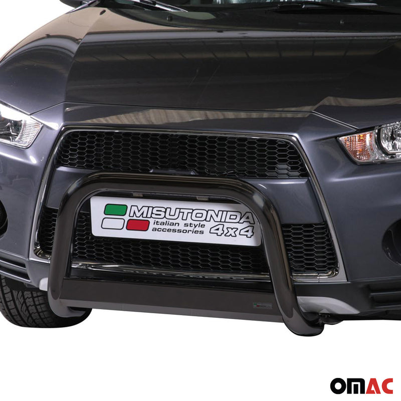 Protezione anteriore per Mitsubishi Outlander 2010-2012 ø63 acciaio nero