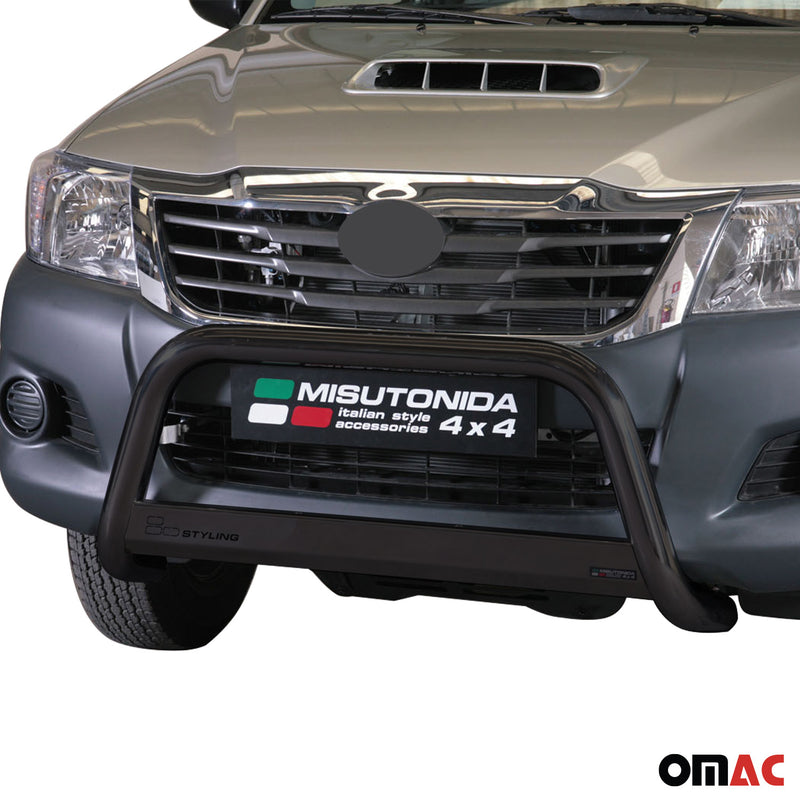 Protezione anteriore per Toyota Hilux 2011-2015 ø63mm acciaio nero 