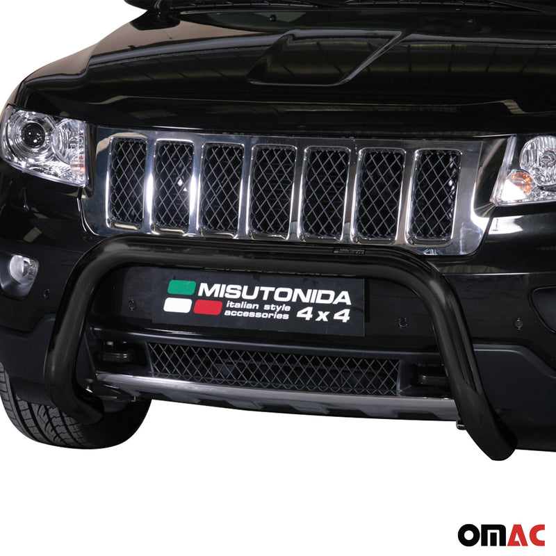 Protezione anteriore per Jeep Grand Cherokee 2010-2013 ø76 acciaio nero