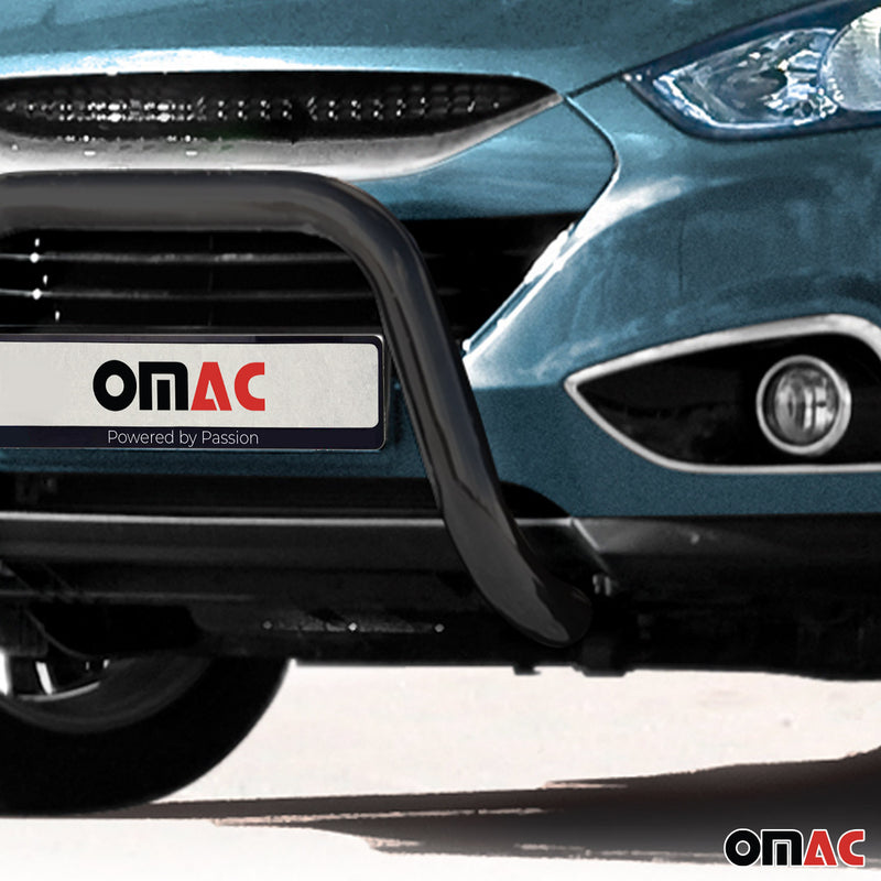 Barra di protezione anteriore in acciaio inox per Hyundai IX35 2010-2015 Nero con ABE 