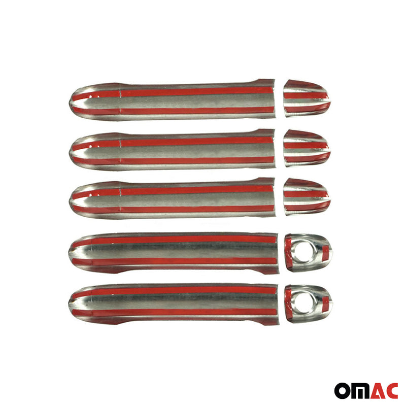 Copri maniglia porta, copri maniglia porta per MAN TGE 2017-2021 5 porte in acciaio inox argento 10 pezzi 