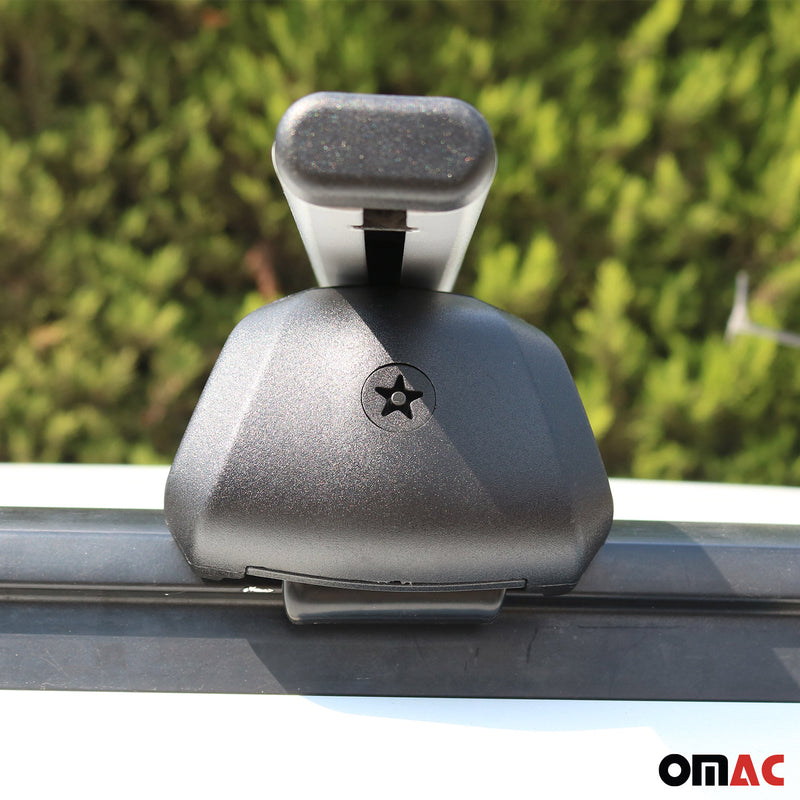 Dachträger Gepäckträger für Audi A4 2008-2015 Querträger ABE Metall Silber 2x