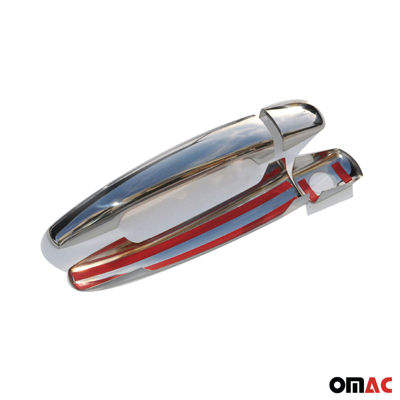 Copri maniglia porta, copri maniglia porta per Peugeot RCZ 2010-2015, acciaio inox argento, 4 pezzi 