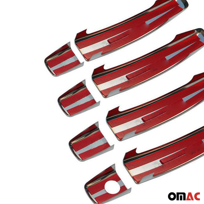 Copri maniglia porta, copri maniglia porta per Opel Antara 2006-2017 in acciaio inox argento 8 pezzi