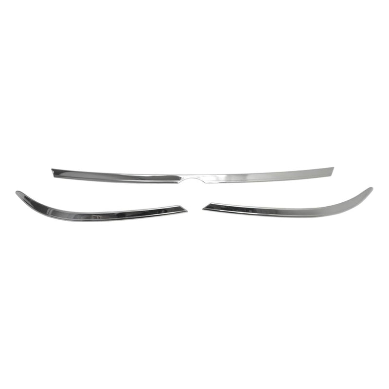 Modanature per fari anteriori e cofano per VW Passat B8 2015-2021 in acciaio inox, 3 pezzi