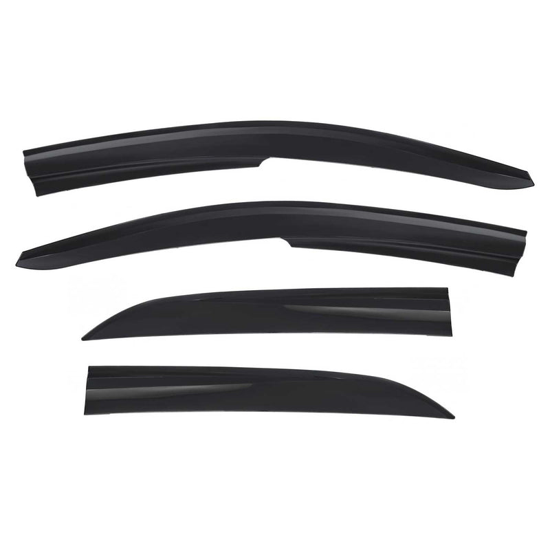 4x Windabweiser Regenabweiser für Toyota Corolla 2007-2013 Acryl Dunkel