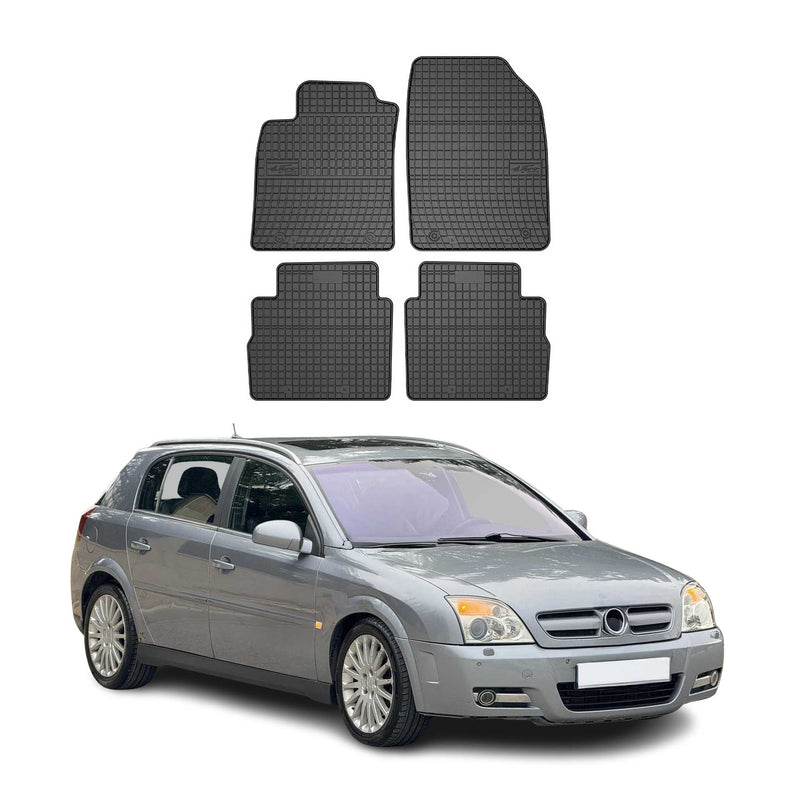 Tappetini in gomma neri per Opel Signum 2003-2008, 4 pezzi.