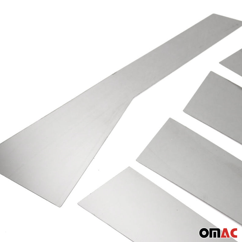 Rivestimento del montante della porta del montante B e del montante C per Honda CR-V 2012-2018, argento cromato, 6 pezzi