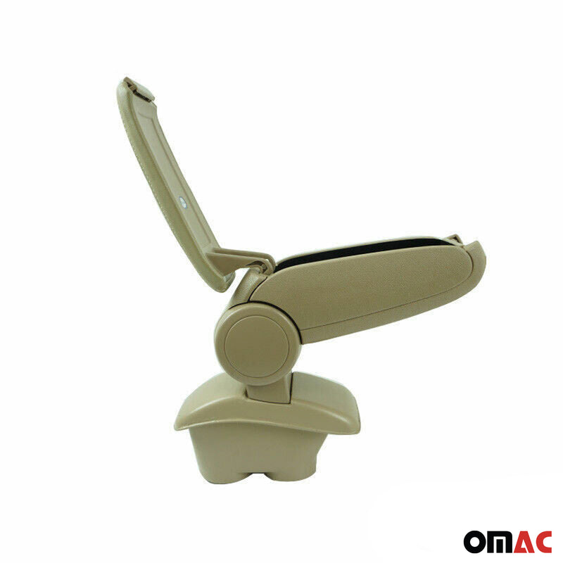 Bracciolo centrale per console centrale per Peugeot 208 2012-2019 in similpelle beige 