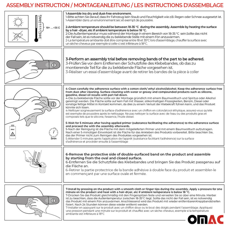 Copri maniglia porta, copri maniglia porta per Audi A4 B5 berlina 1994-2001 in acciaio inox 6 pezzi