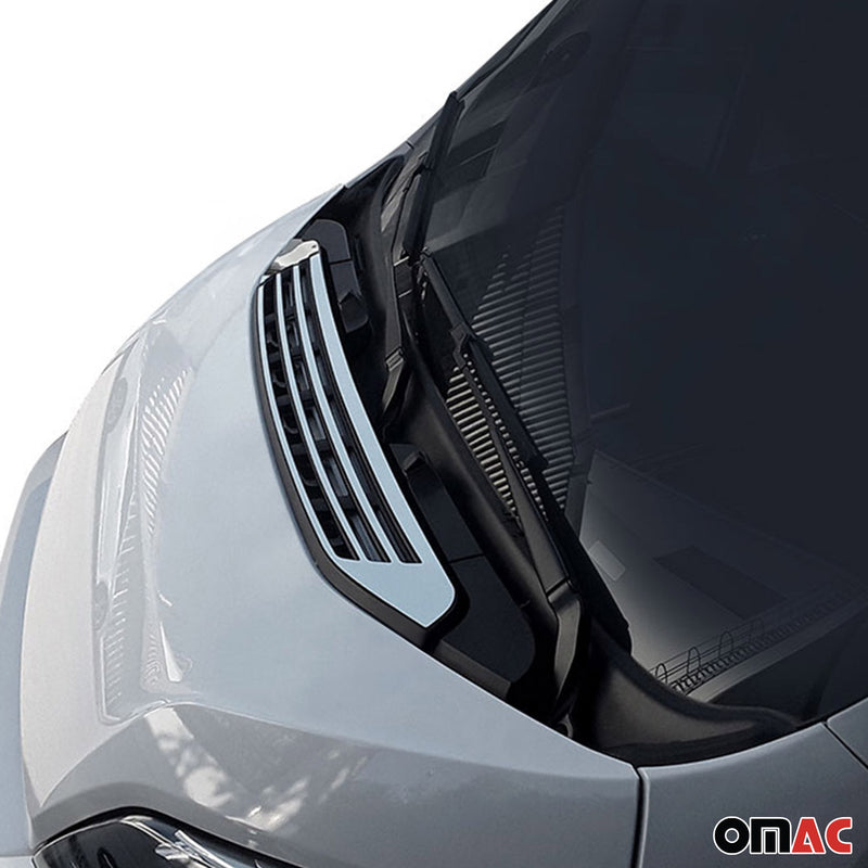 Kühlergrill Leisten Grillleisten für Citroen Jumper 2014-2025 Edelstahl Silber