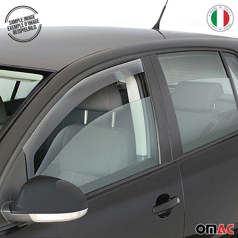 Deflettore antivento e antipioggia per Toyota Proace 2016-2025 acrilico scuro 2 pezzi