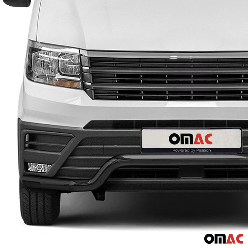 Protezione anteriore per VW Crafter 2017-2025 bull bar in acciaio nero 