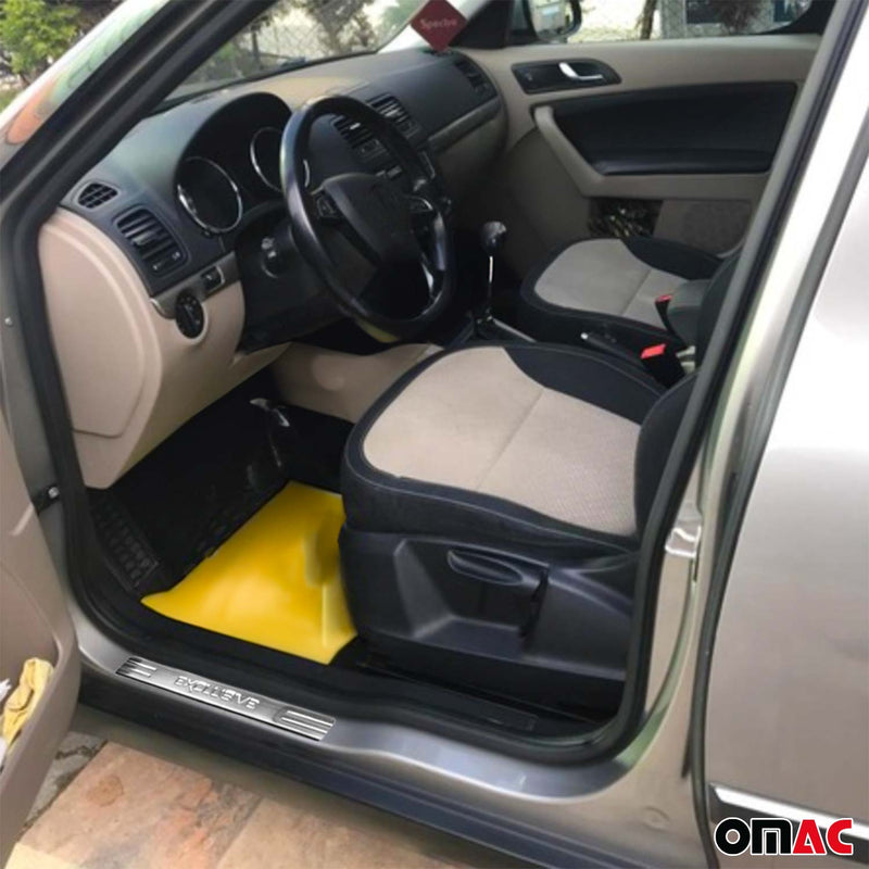 Soglie porte esclusive per Skoda Yeti 2009-2017 in acciaio inox 4x