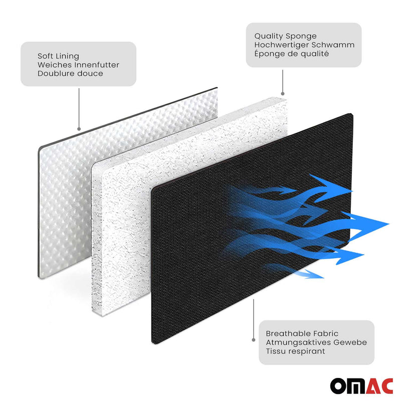 Coprisedili per Citroen Jumper 2014-2024 Nero Blu 2+1 Anteriori