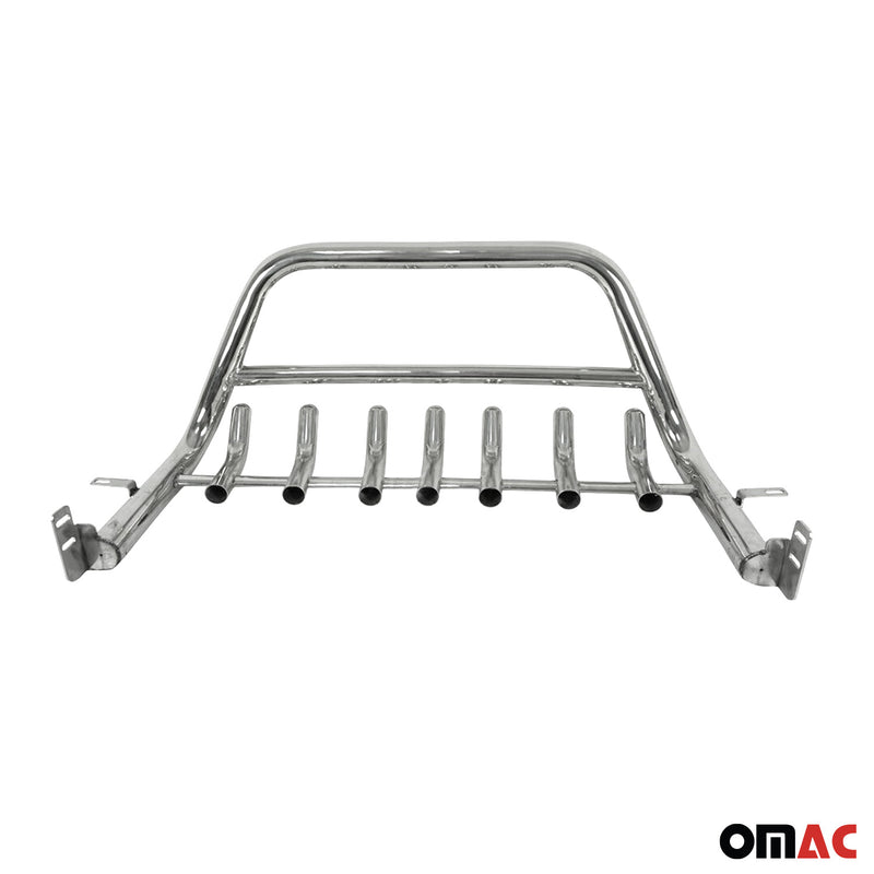 Protezione anteriore per Ford Ranger 2015-2025 con ABE acciaio argento