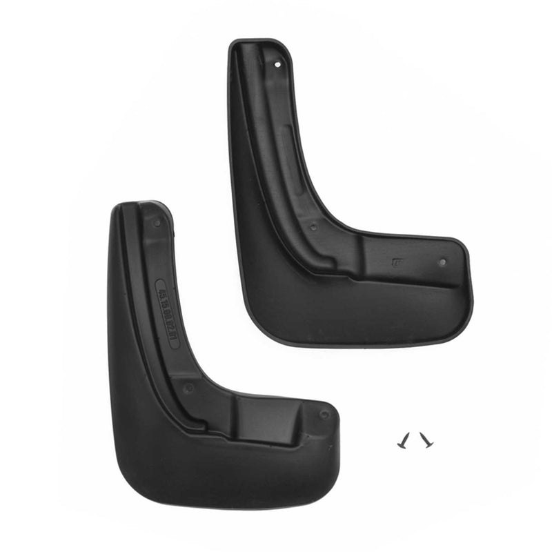 Paraspruzzi posteriori in gomma nera per Skoda Rapid 2012-2021, 2 pezzi