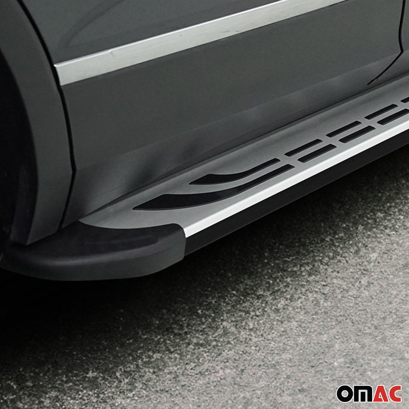 Pedane laterali per Opel Mokka 2012-2019 Alu Black