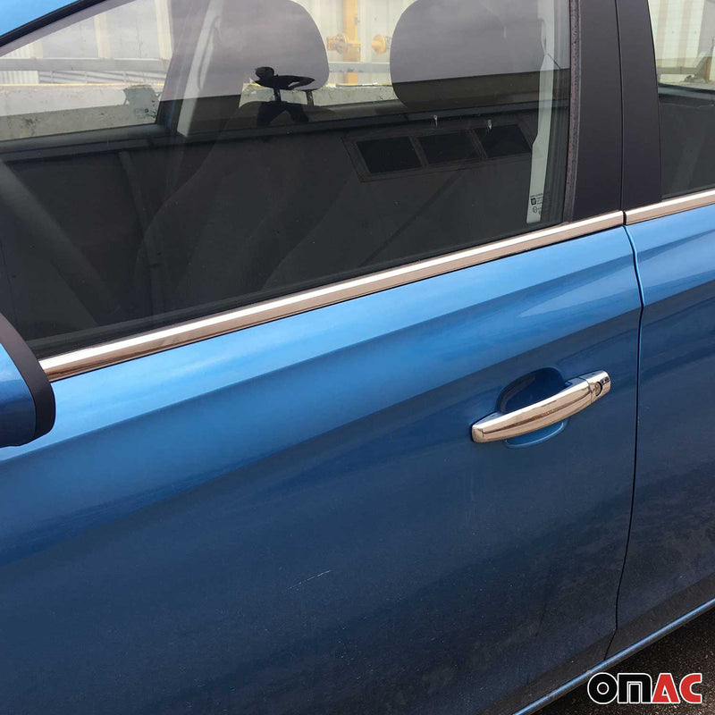Fensterleisten Zierleisten für Opel Corsa 2015-2019 Edelstahl Chrom 6tlg