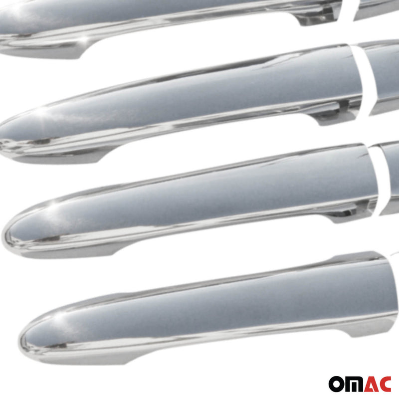 Copri maniglia porta, copri maniglia porta per Mazda 2 2007-2025 4 porte in acciaio inox argento 4 pezzi