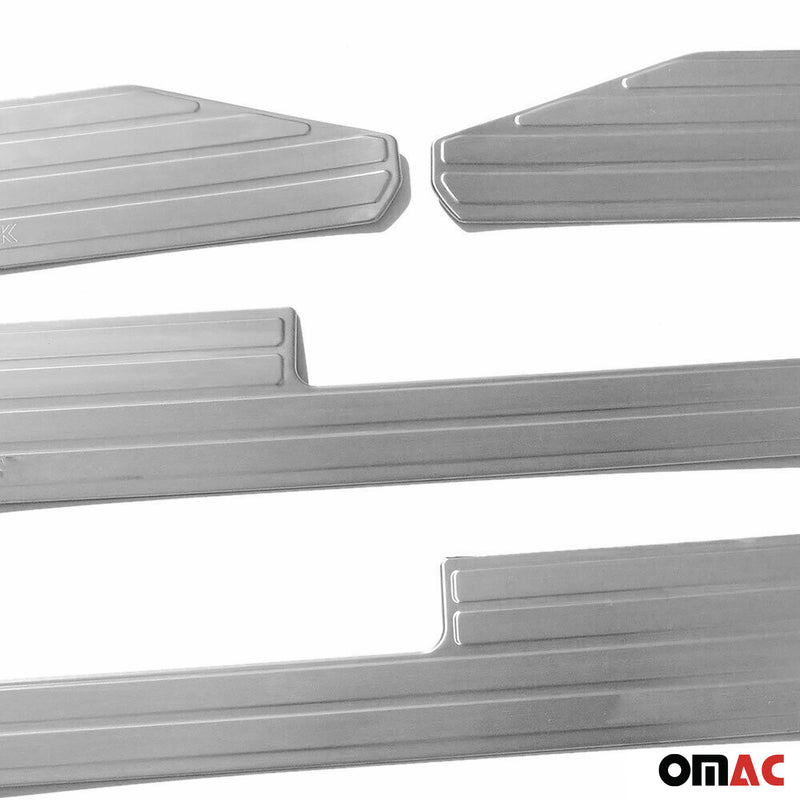Soglie delle portiere per VW Amarok 2010-2025 Wolf Special in acciaio inox 